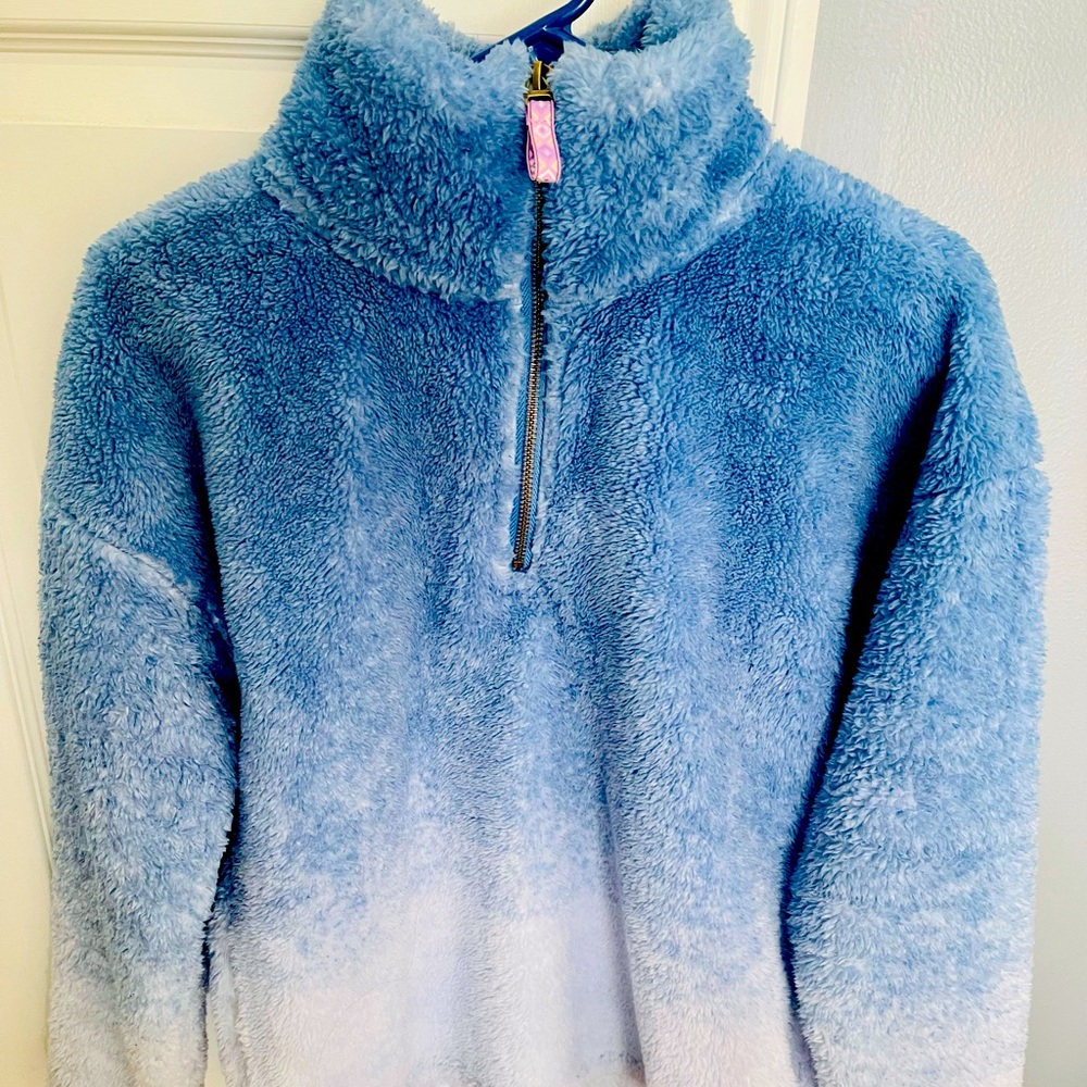 Simply Southern Women’s Ombre Soft Sherpa Jacket Size M NWOT